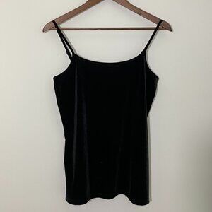 LOFT Outlet Velvet Tank Top - Black M